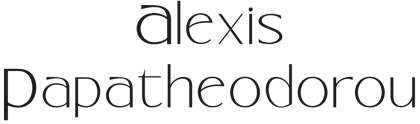 Alexis Papatheodorou Text
